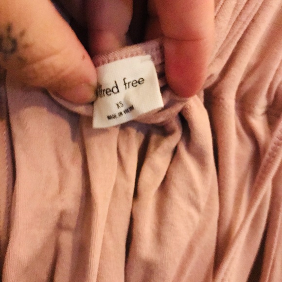 Blush Pink Wrap Dress - Picture 2 of 2